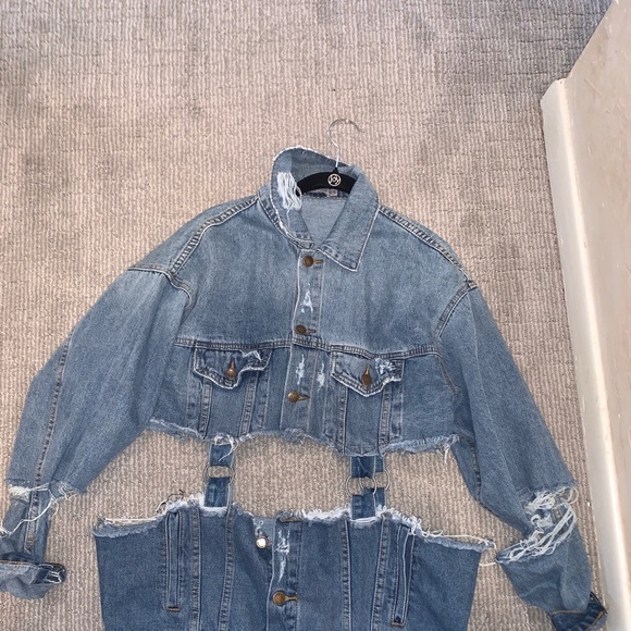 LF Jackets & Blazers - LF Carmar denim jean jacket XS